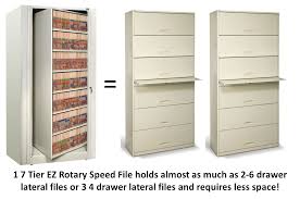 Of floor space, whereas 4 eight tier pirouette storage units hold 48m of filing in less than 4sq.m. Rotary File Cabinet Design Guidelines Asa Group
