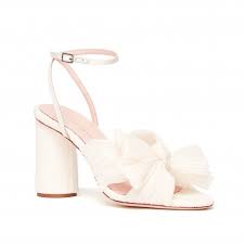 Loeffler Randall Camellia Mule With Ankle Strap Pearl Shoes
