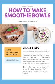 How To Make A Smoothie Bowl Everything You Need To Know Mu Mu Muesli Vegan Breakfast Recipes Smoothie Recipes Healthy Breakfast Vegan Breakfast Recipes Easy