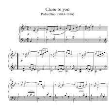 Close To You Pasillio Piano Solo Sheet Music Pdf Mp3 Pino Close To You A Pasillo By Morales Pino Pedro Pino Morales Sheet Music Pdf Sheet Music Music Download