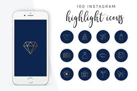100 Instagram Story Highlight Icons Instagram Templates Creative Market Grab Yourself Our Brand New Instagra Ikonki Socialnyh Setej Ikonki Socialnye Seti