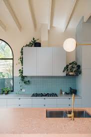 The kitchen cabinets, they made for my 1956 miami beach apartment could not be more elegant and perfect in design and construction. Say Hello To The Colorful Art Deco Kitchen Add On Of Your Dreams Architectural Digest