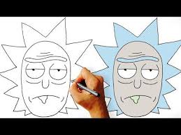 Do You Like Rick And Morty Learn How To Draw Rick Step By Step With Our Easy Drawing Lesson Just Fo Rick And Morty Drawing Easy Drawings Rick And Morty Image