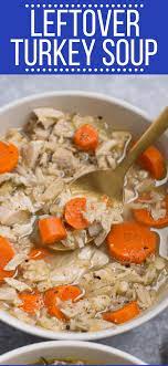 Leftover Turkey Soup Recipe Leftover Turkey Soup Turkey Soup Leftover Turkey Recipes
