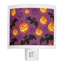 Spooky Cute Halloween Night Light For Kids Bats Pu Zazzle Com In 2020 Bats For Kids Cute Halloween Halloween Night