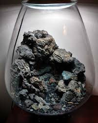 Terrarium Vase Build Lava Rock Grotto Imgur Lava Rock Terrarium Lava