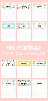 Schau dir unsere auswahl an kalender 2019 an, um die tollsten einzigartigen oder spezialgefertigten handgemachten stücke aus unseren shops für kalender & jahresplaner zu finden. 53 Kalender Zum Ausdrucken 2019 Ideen In 2021 Kalender Zum Ausdrucken Kalender Ausdrucken