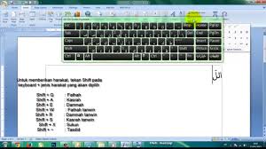 Menulis Arab Beserta Harakatnya Di Microsoft Word 2007 2010 2013 Langkahnya Sama Youtube