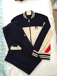 Fila Oceana Tiebreak Tennis Full Suit 1970 S Tennis Clothes Fila Outfit Tennis Fashion