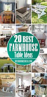 These instructions of diy farmhouse table plans are very to follow with all the illustrations included. 20 Rustic Diy Farmhouse Table Ideas For A Timeless Look Decor Home Ideas