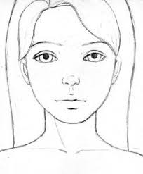 Draw your mother a perfect heart, flowers, or other cute drawings. Easy Drawing Face Drawing Step By Step For Kids