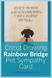 Choose from 50+ rainbow bridge graphic resources and download in the form of png, eps, ai or psd. Cricut Drawing Project Rainbow Bridge Card Creates With Love