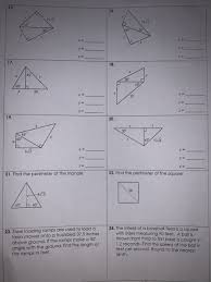 View, download or print this classifying triangles worksheet pdf completely free. Date Unit 8 Right Triangles Amp Trigonometry Per Homework 2 Special Right Triangles This Is A 2 Page Document 1 Directions Find The Course Hero