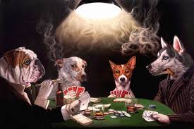 Dogs Playing Poker Dog Party Dog Poster Funny Animal Etsy Dogs Playing Poker Dog Poster Animal Posters