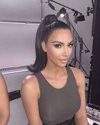 10 Beauty Looks We Are Liking Over A Thousand Times On Instagram Thrivenaija Sleek Ponytail Kardashian Hair Kim Kardashian Hair