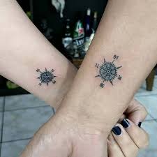 The butterfly is divided into two parts and become one when you are together. 10 Matching Tattoo Ideas For Couples