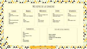 Menu De La Semaine Idee Menu Menu Semaine Menu Anniversaire