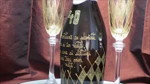 Primeste urarile mele de bine si acesta. Set Sampanie Cu Mesaj De Aniversare Youtube