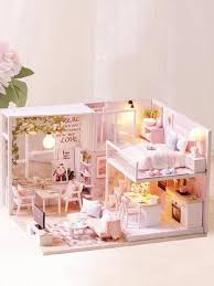 Diy Model Cute Cottage Toy House Dollhouse Kits Dollhouse Furniture Kits