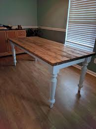 April 7, 2016 at 12:22 pm. Moved In 6 Months Ago Finally Got Around To Making A Dining Room Table Woodworking