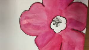 Introduce students to the artwork of georgia o'keeffe as flowers start to bloom in spring. Georgia O Keeffe Simple Watercolour Flower Lesson Youtube