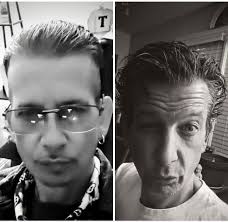 Chef's the day they start and a year later... Happy Halloween!