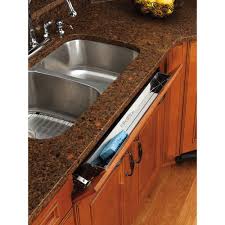 d stainless tip out sink front tray
