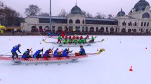 Dragon boat festival, also known as duanwu festival, is a traditional and important celebration in china. International Ice Dragon Boat Series Hungary Youtube