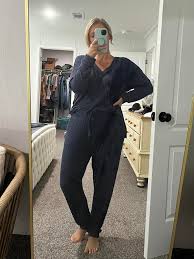 Am I wearing this to town today??Yep 🤘🏼 This is a Large and it's way too  big.. not sure of anyone else's is running large. I mean like the pants  will fall