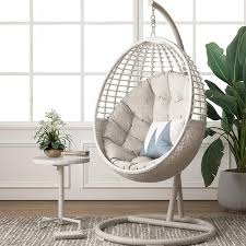 Teardrop Rattan Swing Hanging Egg Chair Holiday Sale Cooltecgadgets Hanging Egg Chair Chair Egg Swing Chair