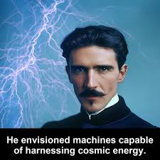 Tesla may have tapped into a higher level of knowledge or consciousness. Dr  Jordan Maxwell suggests that Tesla's inventions and ideas may have been  influenced by ancient wisdom or esoteric traditions that