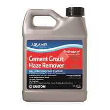 Spread the material in sweeping arcs, pressing it into the joints to fill them completely. Custom Building Products Aqua Mix 1 Qt Cement Grout Haze Remover 050162 4 The Home Depot