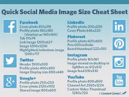 Maybe you would like to learn more about one of these? Social Media Examiner If You Ve Spent Time Looking For The Optimal Image Sizes For Different Social Networks This Will Be A Huge Timesaver Thanks To Constant Contact For Creating This Get