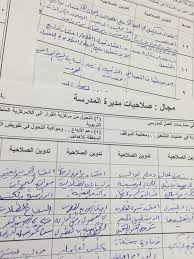 متوسطة و ثانوية الشامية ورشة عمل صلاحيات مديرة المدرسة