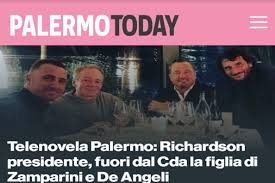E' arrivata la nuova app ufficiale di palermotoday! Telenovela Palermo Richardson Presidente Fuori Dal Cda La Figlia Di Zamparini E De Angeli Palermotoday Tifosipalermo