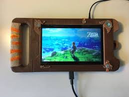Nintendo Switch Sheikah Slate Case 3d Print Breath Of The Wild Etsy Breath Of The Wild Fan Art Print