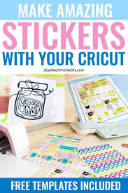 Das ist das neue ebay. How To Make Stickers With Your Cricut Free Sticker Layout Templates Cricut Projects Vinyl How To Make Stickers Diy Cricut