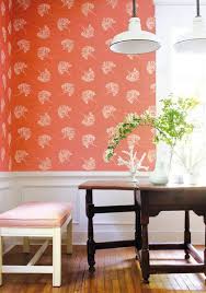 Andros Wallpaper In Ream On Coral From The Grasscloth Resource 2 Collection Maison Orange