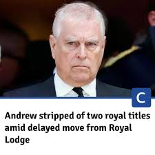 King Charles has now stripped his...