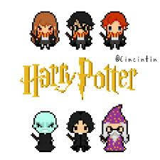 Resultado De Imagen Para Draco Malfoy Pixel Art Punto Croce Perline Perline Da Stirare