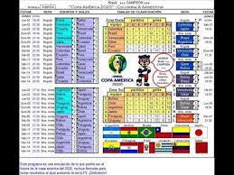 Temascopa américa 2021 tabla de posiciones tabla de goleadores selección argentina fixture. Fixture En Excel Copa America 2021 Youtube