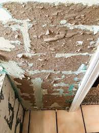 Repair Torn Drywall Paper With Zinsser Gardz Sealer Tile Removal Removing Bathroom Tile Room Wall Tiles