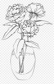Whether you admire wildflowers in a field or artfully arranged blossoms in a vase, the organic lines of flowers can help you hone your drawing skills. Google Image Result For Http Vase Of Flowers Drawing Free Transparent Png Clipart Images Download