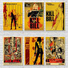 After printing photos, make unique framed prints, canvas prints, or personalized desktop. Classic Movie Kill Bill Poster Vintage Poster Wall Stickers For Living Room Home Decoration Wish