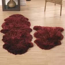 Sheepskin rugs don't have to take up an entire room to make a big impact. Sheepskin Fur Rug Freemans