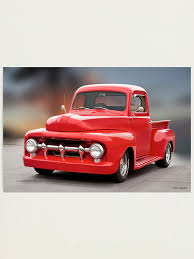 Image result for Red 1952 Truck