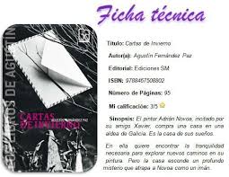 Cartas de inverno ficha técnica autor: Resena Cartas De Invierno Libros Amino