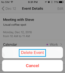 How To Add Delete Modify Events In Iphone Calendar App