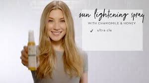 Chamomile works well with a number of other pour the mixture into a clean spray bottle. How To Sun Lightening Spray With Chamomile And Honey Youtube