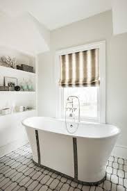 French Cast Iron Bathtub Transitional Bathroom Benjamin Moore White Wisp In 2020 White Bathroom Accessories White Bathroom Designs Benjamin Moore White